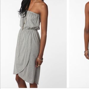 Urban Outfitters Ecote Strapless Wrap Dress
